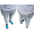 Slim Fit Men's Ripped Jeans Skinny Paint Splash-ink Straight Pants